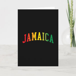 Tarjeta Reggae Retro Jamaica Vintage Jamaicano Hombres Muj