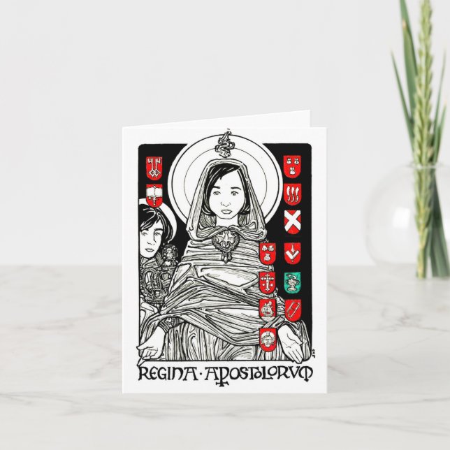 Tarjeta Regina Apostolorum Notecard (Anverso)