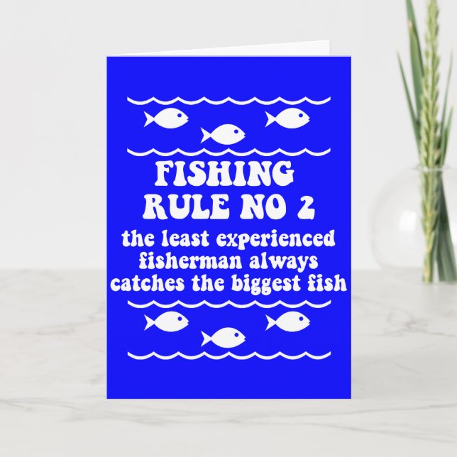 Tarjeta Regla de pesca no 2 (Anverso)