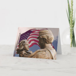 Tarjeta Regreso a casa en el Día de la Memoria