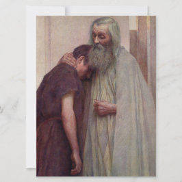 Tarjeta Regreso a casa (padre e hijo)