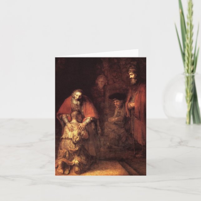 Tarjeta Regreso del hijo pródigo (Anverso)