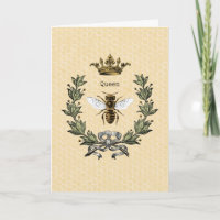 Reina Abeja Vintage y Corona