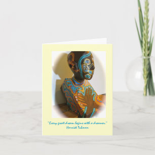 Tarjeta Reina africana