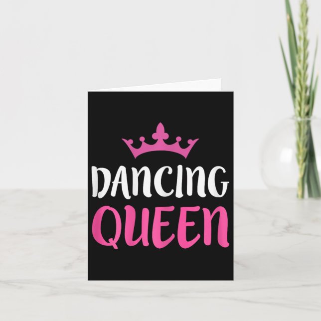 Tarjeta Reina bailarina - Dance Lover Tee (Anverso)