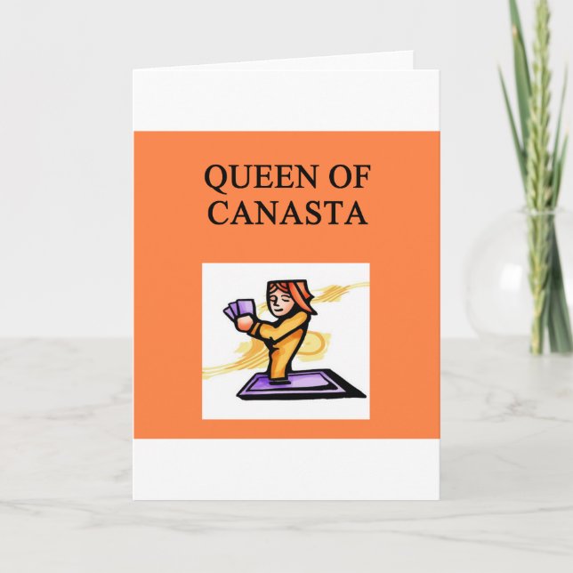 Tarjeta (reina de canasta) (Anverso)