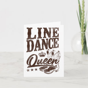 Tarjeta Reina de danza de la Reina de la Reina