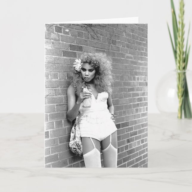 Tarjeta Reina de fricción NYC. 1989 (Anverso)