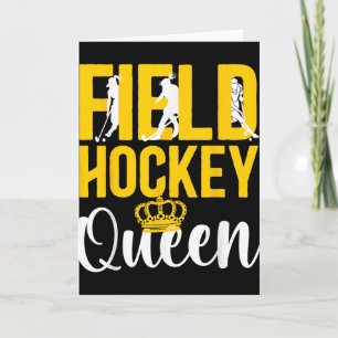 Tarjeta Reina de Hockey sobre Césped Reina de Hockey sobre