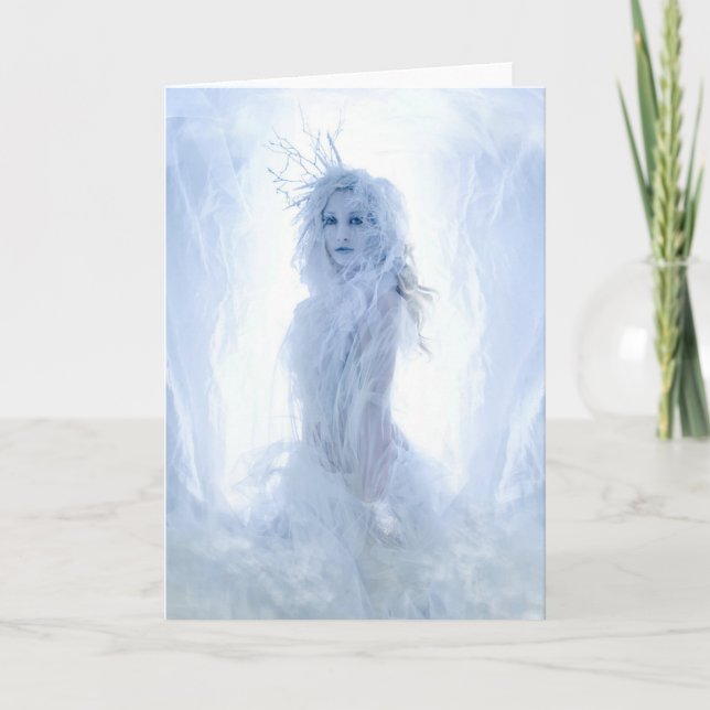 Tarjeta Reina de la nieve (Anverso)