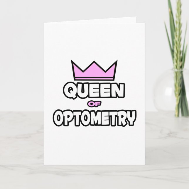 Tarjeta Reina de la optometría (Anverso)