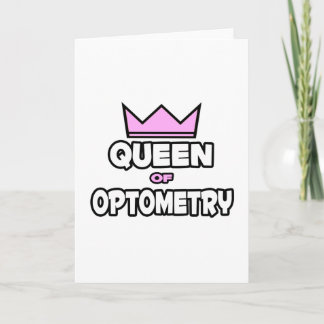 Tarjeta Reina de la optometría