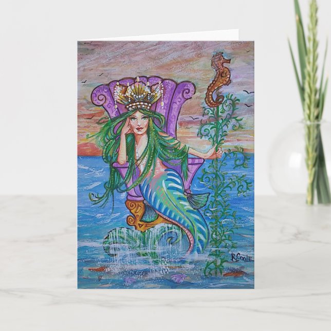 Tarjeta Reina de las sirenas (Anverso)