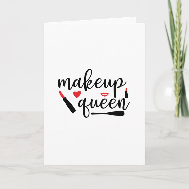 Tarjeta Reina de maquillaje (Anverso)