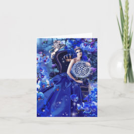 Tarjeta Reina de monedas