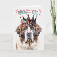 Reina de perro de San Bernardo por un día divertid