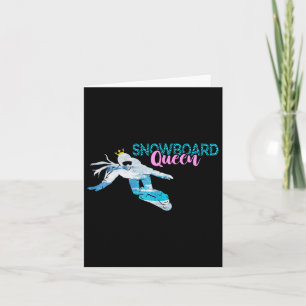 Tarjeta Reina de snowboard Crown Snowboard Snowboard Winte