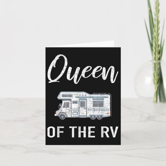 Tarjeta Reina Del Camping Rv (Anverso)