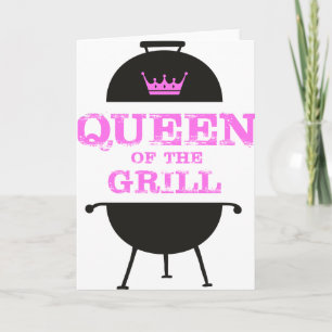 Tarjeta Reina Del Grill, Rosa De La Corona Rosa