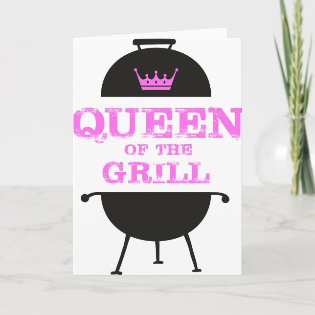 Tarjeta Reina Del Grill, Rosa De La Corona Rosa (Anverso)
