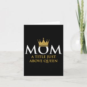 Tarjeta Reina Madre Mamá Mamá Abuela Padres Madre