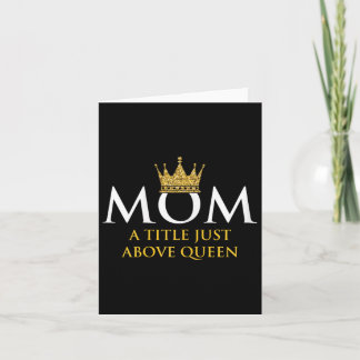 Tarjeta Reina Madre Mamá Mamá Abuela Padres Madre 