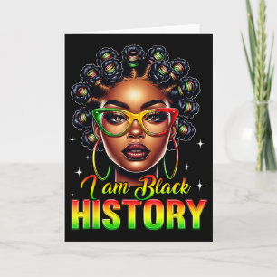 Tarjeta Reina Melanina Mujeres Negras Orgullosas Africanas