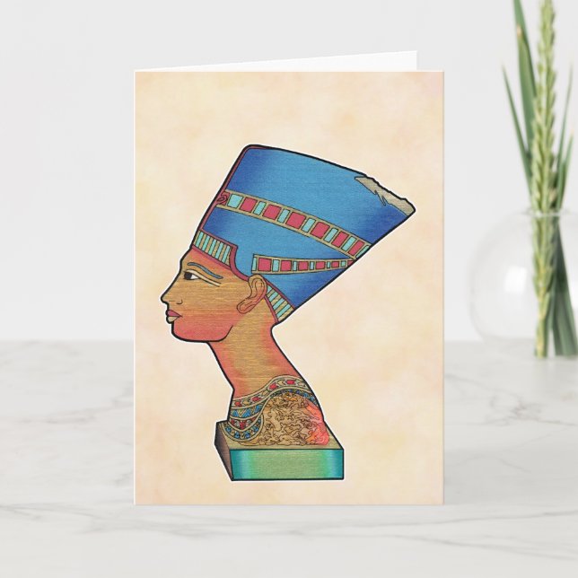 Tarjeta Reina Nefertiti (Anverso)