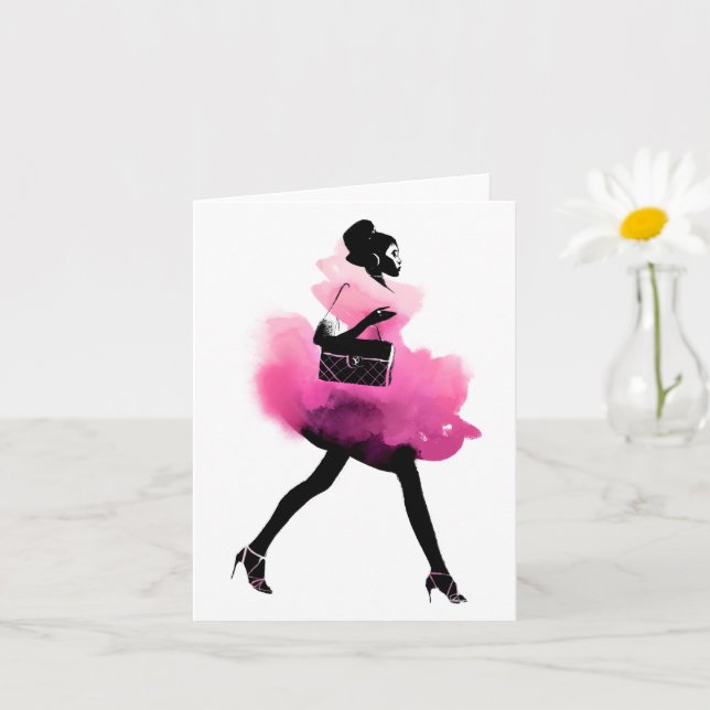 Tarjeta Reina nubia es todo carta (Planta pequeña)