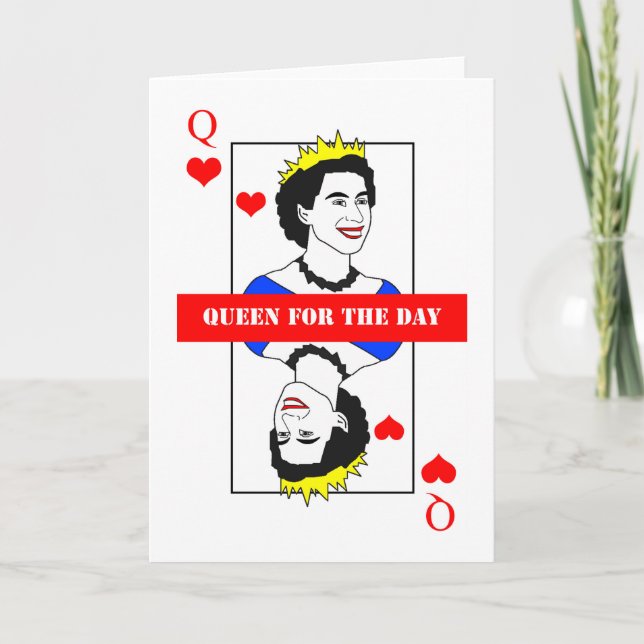 Tarjeta ¡Reina para el DÍA! (Anverso)