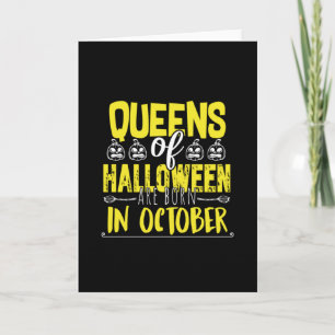 Tarjeta Reinas de Halloween -Brujas-Halloween-Lindo