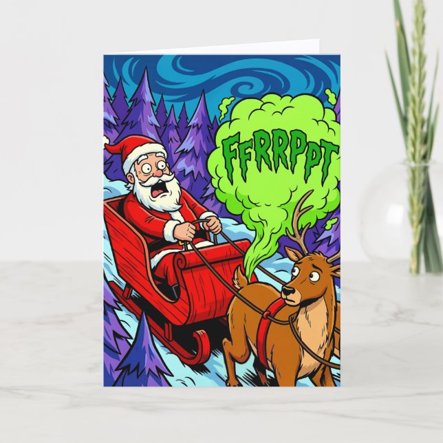 Tarjeta Reindeer Engine Trouble (Anverso)