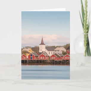 Tarjeta Reine Lofoten Noruega