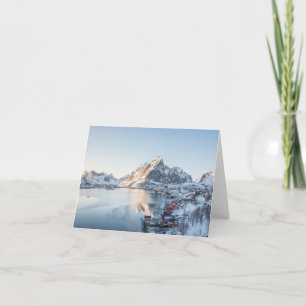 Tarjeta Reine Lofoten Noruega