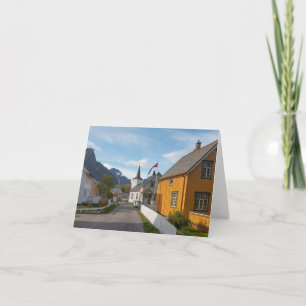 Tarjeta Reine Lofoten Noruega