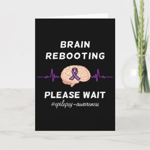 Tarjeta Reiniciando el cerebro, por favor espere Concienci
