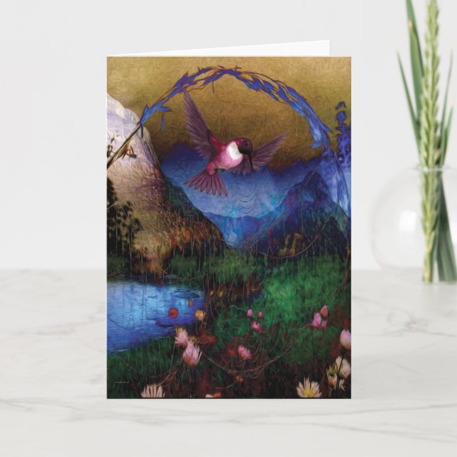 Tarjeta Reino del colibrí (Anverso)