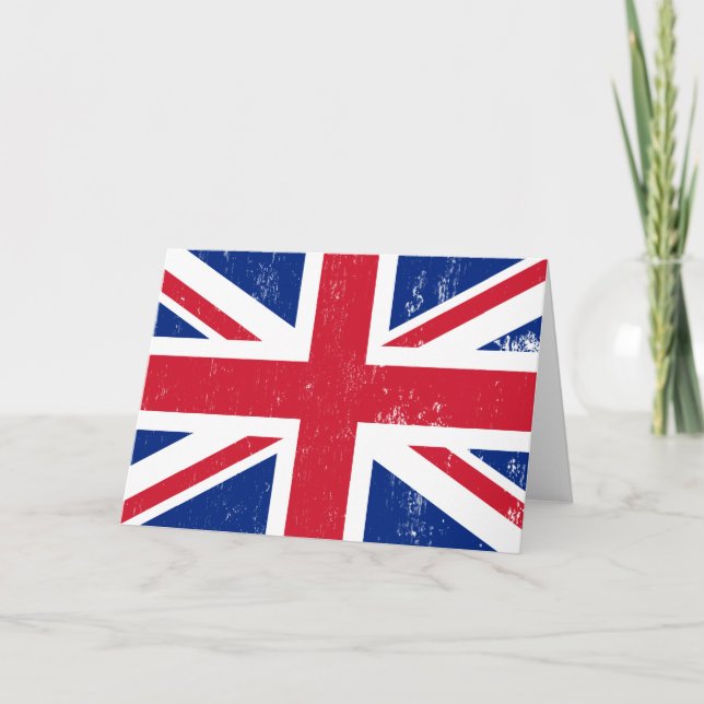 Tarjeta Reino Unido Gran Bretaña e Inglaterra Bandera ingl (Anverso)