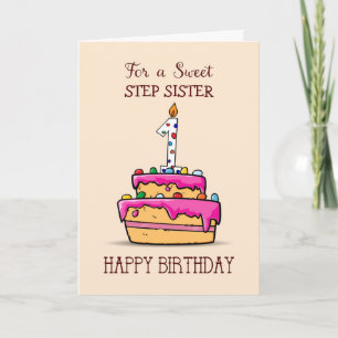 Tarjeta Relación de personalizados, primer cumpleaños, 1 s