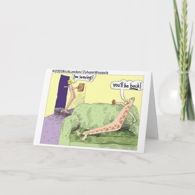 Tarjeta Relagionarios de Boomerang Divertidos regalos Pers (Anverso)