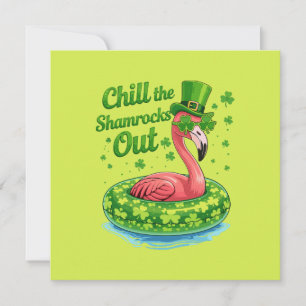 Tarjeta Relaja Los Tréboles Divertido Día De San Patricio