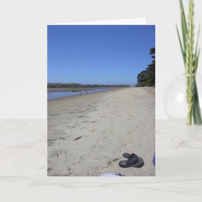 Tarjeta Relajación de la playa (Anverso)
