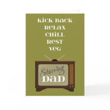 Relájate de espaldas a papá en la TV retrospectiva