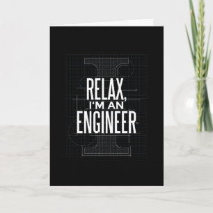Tarjeta Relájate, Soy Ingeniero.