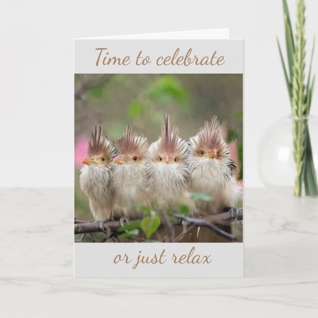 TARJETA "RELÁJESE" O "CELEBRAR" SE HACE FELIZ (Anverso)