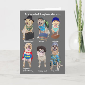 Tarjeta Relativo masculino gracioso de personalizable