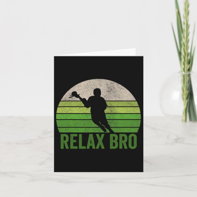 Tarjeta Relax Bro T Shirt (Anverso)