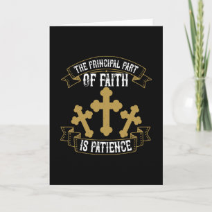 Tarjeta Religión - La Parte Principal De La Fe
