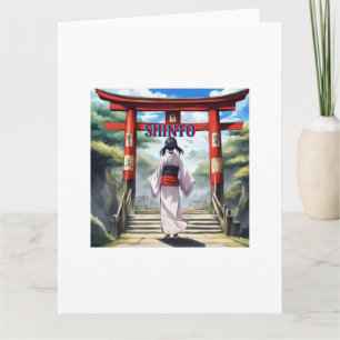 Tarjeta Religión Shinto japonesa