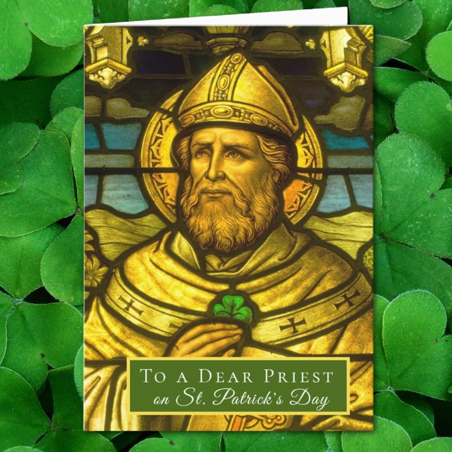 Tarjeta Religiosa católica San Patricio (Subido por el creador)